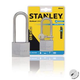 Ổ KHÓA CÀNG DÀI STANLEY S742-017 50MM LONG SHACKLE.